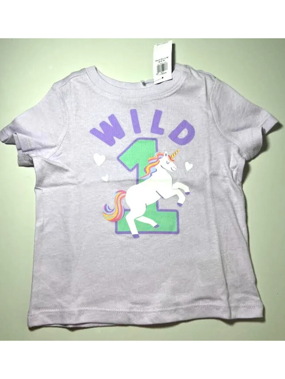 Old Navy Wild 1 T-Shirt With Unicorn-Size 12-18 Months-NWT-Perfect For 1st Bday